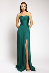 Rochie de seara lunga din tul de matase Nova CA146