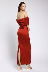 Rochie de cocktail din tafta elastica Syra CA176