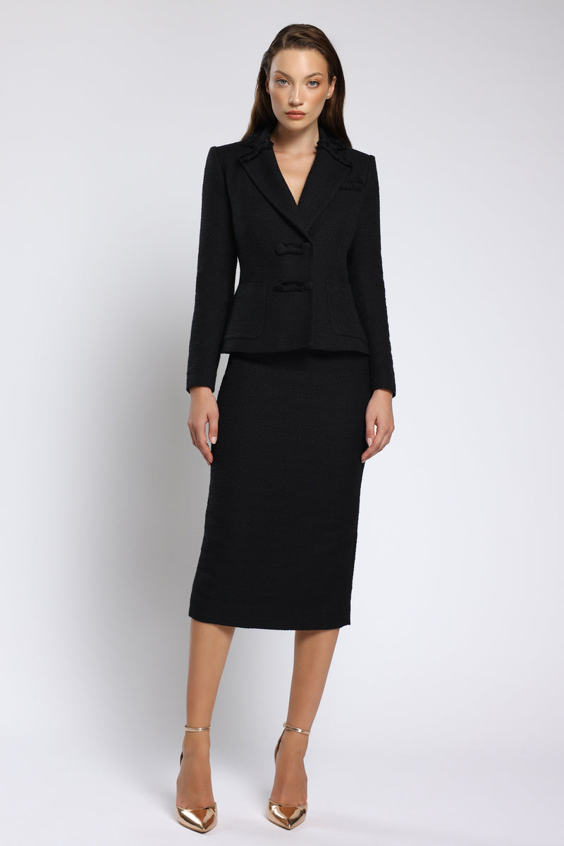 Sacou realizat din tweed Velora C158