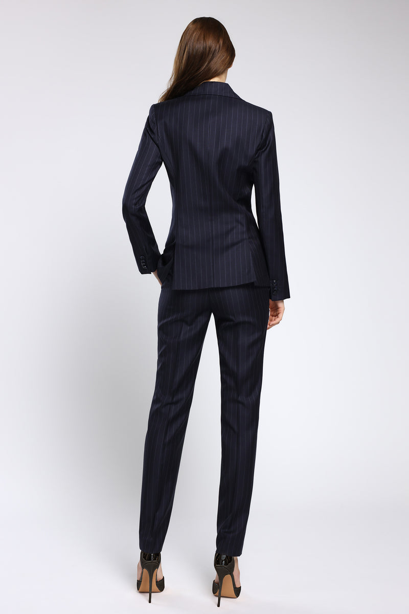 Pantaloni conici din lana premium Alexia C156