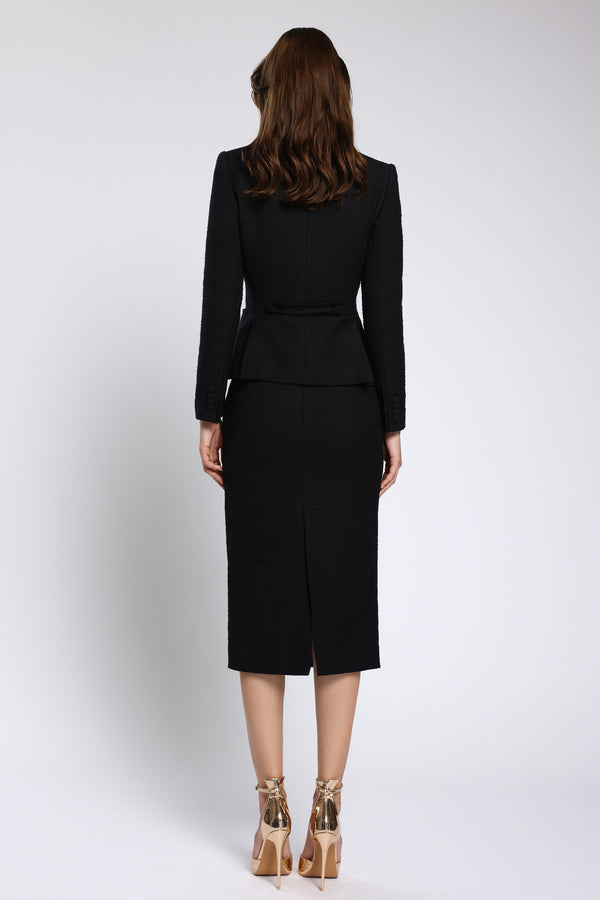 Fusta realizata din tweed Jackie C142
