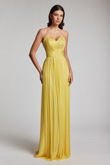 Rochie lunga de seara cu corset si talie evidentiata Glow CA188