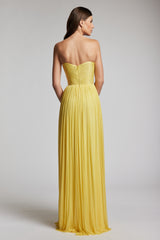 Rochie lunga de seara cu corset si talie evidentiata Glow CA188