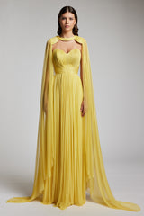 Rochie lunga de seara cu corset si talie evidentiata Glow CA188