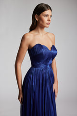 Rochie de seara lunga din tul de matase peliculizat Elara CA182