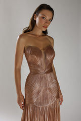 Rochie couture din tul de matase peliculizat Zendaya CA161