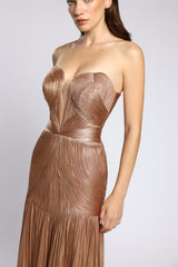 Rochie couture din tul de matase peliculizat Zendaya CA161
