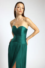 Rochie de seara lunga din tul de matase Nova CA146