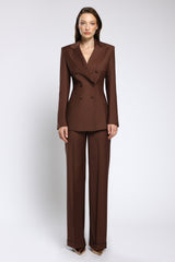 Pantaloni din lana premium cu croi evazat Amelia C149