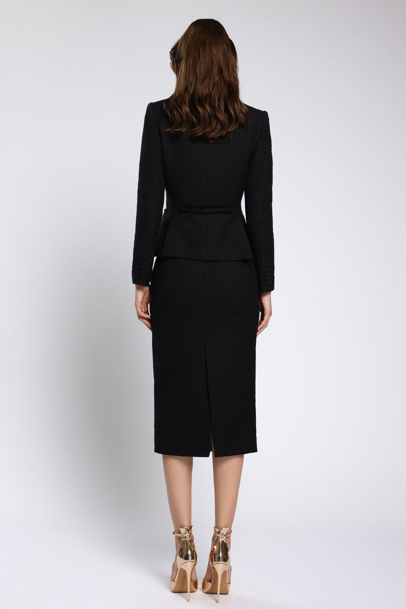 Sacou realizat din tweed Velora C158