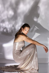 Rochie de seara lunga cu corset si maneci lungi Angelina CA168