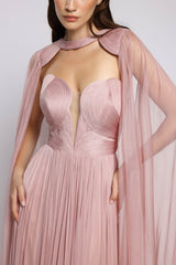 Capa realizata din tul de matase natural Elya CA147