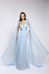 Capa realizata din tul de matase natural Elya CA147