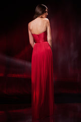 Rochie de seara lunga din tul de matase Pandora CA72