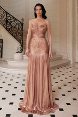 Rochie couture din tul de matase peliculizat Zendaya CA161