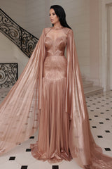 Rochie couture din tul de matase peliculizat Zendaya CA161