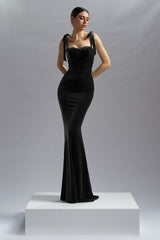 Rochie de seara lunga din catifea Cybele CA60