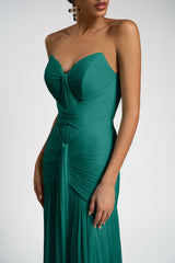 Rochie de seara lunga din tul de matase Francesca CA141