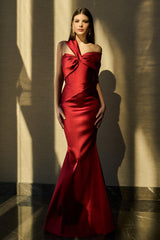 Rochie lunga de seara din tafta CA1325