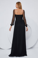 Rochie lunga de seara din matase naturala CA1152