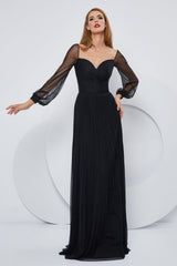 Rochie lunga de seara din matase naturala CA1152