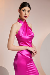 Rochie de cocktail confectionata din matase naturala CA1396